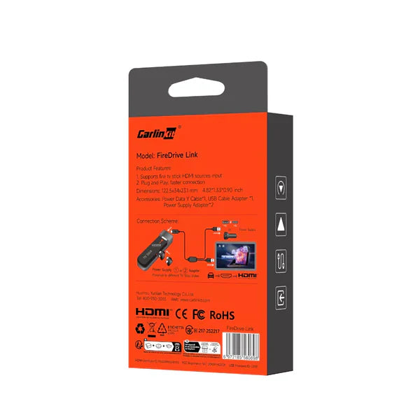 Carlinkit FireDrive Link: Converte CarPlay Com Fio para HDMI para